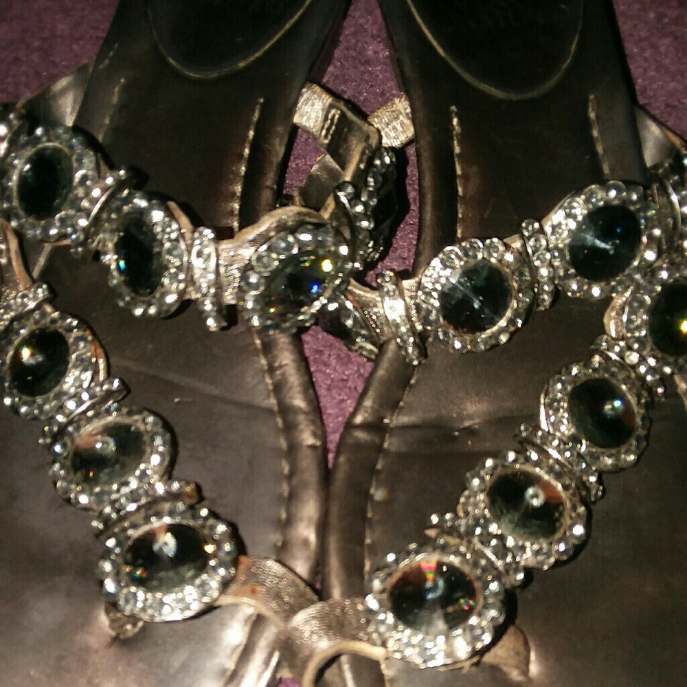 Vince camuto rhinestone sandals